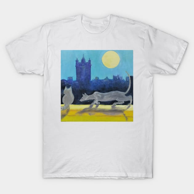 Full moon T-Shirt by iragrit